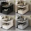 Nueva mesa lateral inteligente para sofá para apartamentos pequeños, mesa lateral multifuncional moderna minimalista móvil con ruedas