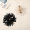Estilo Francés Broche de Alta Gama de Malla Gipsófila Pedrería Camelia DIY Hecho a Mano Accesorios de Ropa