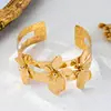 Brazalete de Flor Exagerada Retro Personalizado de Venta Caliente Europea y Americana Juego de Anillos Adecuado para que las Mujeres lo Usen en Fiestas Diarias