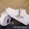 Força Aérea Um af1pixel pixels mesmo estilo pingente de metal fivela de sapato sapatos da moda tênis de ajuste universal sapatos casuais