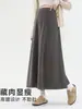 Falda de Maternidad Primavera y Otoño 2026 Nuevo Estilo Falda Melard Vestido de Maternidad Sin Soporte para el Vientre Falda Larga Ropa de Maternidad Petite