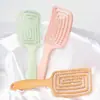 Peine de Malla Espiral Cuadrado Lindo Macarrón Degradado Peine Hueco de Costillas Dos Colores Tres Colores Peine para Bobina de Mosquito de Corona Alta