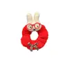 Novedad Otoño e Invierno Estilo Muñeca Goma para el Cabello, Cuerda de Ponytail de Moda, Conejito con Gafas Dulce y Lindo Accesorios para el Cabello, Goma para el Cabello de Dibujos Animados