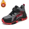 Zapatos de Algodón de Invierno para Niños Medianos y Grandes Zapatos de Algodón Gruesos con Felpa Adicional Cálidos Antideslizantes Botas de Nieve Zapatos para Niños Niños