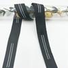 Fita colorida colorido listrado roupas cinto decorativo DIY acessórios têxteis ouro e prata seda urdidura fita calças faixa lateral