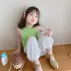Chaleco de Verano para Niñas 2026 Moda Estilo Coreano Ropa Exterior Camisola para Bebés, Top Delgado Estilo Vacaciones, Transfronterizo
