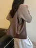 Bolsa tecida em PU da moda para mulheres, novo modelo 2026, bolsa tote de grande capacidade para mãe e filha, bolsa de ombro versátil para o dia a dia