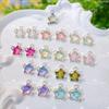 Moca Colorido con Colgante de Estrella de Cinco Puntas Colgante DIY Hecho a Mano Pulsera de Cuentas Pendientes Collar Accesorios de Joyería