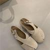 Sandalias Casuales Vintage de Punta Cerrada para Mujer, Primavera/Verano 2026, Estilo Mori Artístico Mate con Tira Cruzada y Suela Gruesa, Slip-On, Zapatos Birkenstock