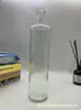 En stock al por mayor botella de aceite de oliva botella de vidrio transparente botella de aceite botella de vidrio de grado alimenticio botella vacía boca de seda con tapa