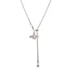 Cadena Hueso de Serpiente Perla de Saturno Cadena para Clavícula Niñas Tirar Cadena Ajustable Diseño de Nicho Accesorios de Alta Gama Estilo Masculino