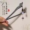 Grampo de Cabelo de Madeira de Bambu com Franjas, Grampo de Cabelo para Mulheres, Acessórios de Cabelo, Grampo de Cabelo para Penteados Presos, Acessórios para Hanfu, Grampo de Cabelo para Modelar o Cabelo, Novo Grampo de Cabelo Estilo Chinês