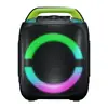 Alto-falante Bluetooth de Luz RGB Portátil Único de 8 polegadas para Festa Karaoke de Alta Potência ao Ar Livre