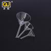 Refinación fabricantes suministran directamente embudo triangular cónico de vidrio laboratorio químico embudo de cuello corto punto mayoreo multi-especificación