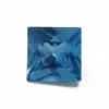 120# Espinela 3x3~10x10mm Cúbica de Ángulo Recto Zafiro Azul Sintético Piedra Preciosa Artificial Wuzhou Colgante Super Siete