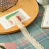 Encaje hueco soluble en agua beige no elástico accesorios hechos a mano diy decorativos ropa escote material para bolso tela cortina