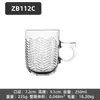 Taza de Vidrio Creativa Engrosada de Vidrio Resistente al Calor con Asa para Hogar Oficina Taza de Gran Capacidad para Hombres y Mujeres