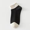 Calcetines Finos de Algodón de Verano para Mujer con Bordado de Expresión Linda, Calcetines de Barco de Corte Bajo con Lunares, Calcetines para Mujer al Por Mayor