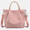 Bolso de Mano Avanzado de Nylon Sarga Impermeable Gran Capacidad Bolso Tote para Viajes Diarios Bolso de Lona Personalización