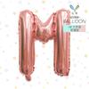 Globos de Papel de Aluminio Delgados con Letras del Alfabeto Inglés A-Z Versión Americana de 16 Pulgadas (40 cm) Decoración para Fiesta de Cumpleaños