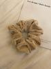 Goma para el pelo scrunchie de terciopelo color café coreano transfronteriza textura invierno nuevo estilo goma para el pelo cuerda para el pelo banda elástica accesorio para la cabeza