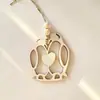 Fabricante de Procesamiento Personaliza Regalos Creativos, Elefante de Amistad Fraternal Artesanía de Madera, Adornos para Árbol de Navidad, Suministro Transfronterizo