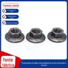 Fornecimento de fábrica 304 aço inoxidável aço carbono hexágono porca de flange com flange face dentada porca