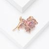 Broche de flor de cristal de diamante completo de lujo europeo y americano, elegante broche de traje de moda de alta gama, accesorios de ramillete, venta al por mayor
