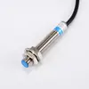 Interruptor de proximidad M8 LJ8A3-2-Z/BX, NPN de 3 hilos CC normalmente abierto, 12V-24V, sensor de inducción metálico