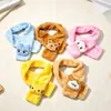 Bufanda Cruzada de Felpa para Otoño e Invierno Infantil con Diseño de Muñeco de Animal 3D, Calentador de Cuello Lindo y Cálido para Niños y Niñas