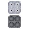 Molde de Hielo para Bola de Hielo de Cactus Cubitera de Hielo Bandeja de Hielo Congelado para Whisky Forma de Silicona Bola de Hielo Grande Caja de Hielo Máquina de Hielo