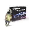 Carro led ponta dupla c5w lâmpada de leitura dianteira e traseira c10w destaque decodificação lâmpada da placa de licença 31/36/39/41mm