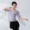 Pantalones Falda de Baile para Mujer Pantalones de Práctica de Danza Clásica Pantalones de Malla Fluidos Micro Acampanados Pantalones Largos de Moldeado Corporal para Danza Moderna Yoga Entrenamiento