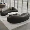 Juego de Sofás de Recepción para Lobby de Hotel de Lujo Ligero, Tienda de Ropa, Salón de Belleza, Oficina de Ventas, Área de Descanso, Mesas y Sillas para Negociaciones Comerciales