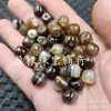 Color marrón ágata de seda cuentas antiguas jade cuentas sueltas calcedonia camino Lutong cuentas de barril accesorios para joyería cuentas hechas a mano venta al por mayor