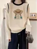 Camiseta de forro polar de manga larga con bloques de color para mujer, engrosada, color albaricoque, top cálido, moderno, versátil, adelgazante y de moda, capa base