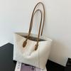 Bolso de Gran Capacidad para Mujer 2024 Nuevo Verano Bolso de Hombro Versátil Textura Bolso de Clase para Estudiante Universitario Bolso Tote para Viajero