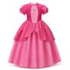 Vestido de princesa Super Mario Peach para niña, ropa de alto rendimiento, exportación transfronteriza personalizada