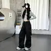 Pantalones de Niña Otoño 2026 Nuevos y Modernos Pantalones Cargo para Niñas Mayores, Versátiles Pantalones Casuales de Pierna Ancha para Niños