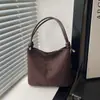2026 Bolso Nuevo para Mujer Moda Tendencia Bolso de Axila Diseño Retro de Nicho Bolso Personalizado Color Sólido Bolso Cubo de Hombro Único