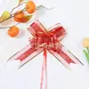 Nuevo 70# grande gasa de nieve estampado patrón de amor flor de mano decoración de coche de boda flor embalaje de regalo flor