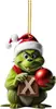 Decoraciones de Letras del Grinch de Amazon Decoraciones Navideñas Adornos para el Árbol de Navidad Decoraciones para Colgar en el Coche Dibujos Animados