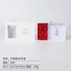 Caja de Joyería de Flores Preservadas para el Día de San Valentín Cubierta Cielo y Tierra Seis Rosas Caja de Regalo para el Día de San Valentín Chino Caja para Anillo Caja para Collar con Colgante