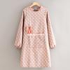 Nuevo Peto de Lona Delantal para Mujer Hogar Cocina Cocina Cintura Lindo Ropa de Trabajo Ropa Exterior Anti-Manchas Resistente al Desgaste Manga Larga