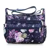 Mochila para Adultos Mayores de Gran Capacidad Multicapa Impermeable Tela Oxford Bolso de Hombro Cruzado Bolso de Lona para Viaje Casual para Mujer