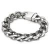 Pulsera de acero de titanio para hombre, estilo punk, con personalidad creativa dominante, letras antiguas retro, venta al por mayor de fábrica