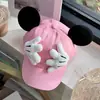 Gorra Creativa Infantil de Pico de Pato Nuevo Dibujo Animado Mickey Oreja Linda Diseño Gorra de Béisbol de Broma Sombrero