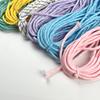 32 hebras de cuerda con núcleo de poliéster fabricantes venta al por mayor suéter cuerda redonda para sombrero pantalón cuerda para la cintura color 5 mm regalo cordón para tetera
