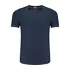 Camiseta de manga corta para exteriores de secado rápido ropa para correr montañismo patinaje en línea maratón estampado de logo para hombre