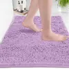 Alfombra de Piso de Chenilla de Pelo Corto Transfronteriza para Entrada, Dormitorio, Mesita de Noche, Cocina, Suave, Absorbente de Agua, Alfombra Antideslizante para Dormitorio